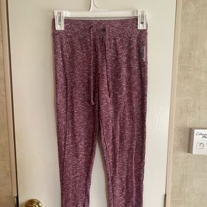 Gymshark, maroon joggers, size small